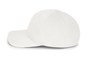 Panel Caps 6204 Cotton Twill Fabric - White, Structured 6-Panel, Low-Profile, Snapback Adjustable, One Size