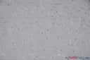 Ferial Organza Embroidery Polyester Fabric - Embroidered Floral Sheer With Sequins, 52/54" Width, Multiple Colors (1 Yard)