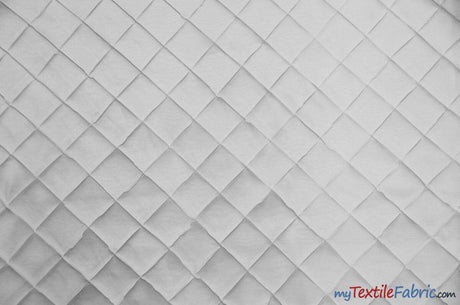 Pintuck 2X2 Taffeta Fabric - Diamond Pattern, 54" Width, Multiple Colors (1 Yard)