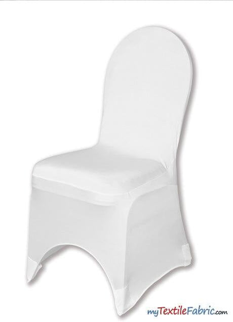 Spandex Chair Cover Polyester Fabric - Stretch Banquet Chair Cover, Multiple Colors, 1 Piece
