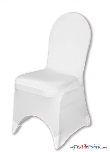 Spandex Chair Cover Polyester Fabric - Stretch Banquet Chair Cover, Multiple Colors, 1 Piece