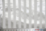 Bridal Satin Stripe Brocade Polyester Fabric - Tone On Tone Stripe, 58/60" Width, 4 Colors Available (1 Yard)