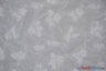Applique Organza Polyester Fabric - Sheer Leaf Applique, Double Scallop Edge, 50/52" Wide (1 Yard)