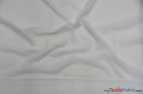 Polyester Chiffon Fabric - Super Soft, Flowy, Sheer, 58/60" Width, 100% Polyester (By The Continuous Yards & Bolts)