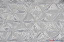 Pinwheel Button Taffeta Polyester Fabric - Pinwheel Button Texture, 48" Wide, Multiple Colors (1 Yard)
