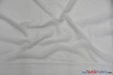 Double Georgette 100 Percent Polyester Fabric - Sheer Crepe Texture, 60" Width, Multiple Colors (1 Yard)