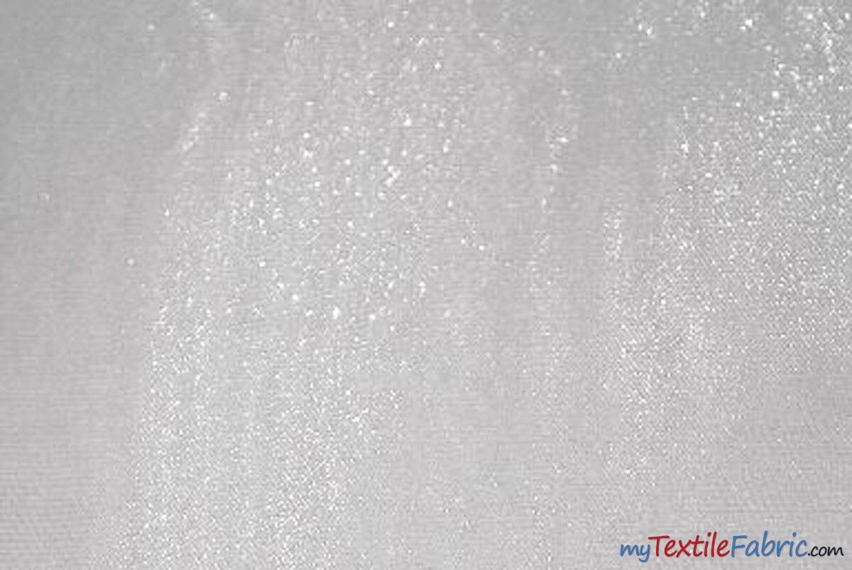 Crystal Organza Polyester Fabric - Sparkle Sheer, 58/60" Width, Yards & Bolts (1 Yard)