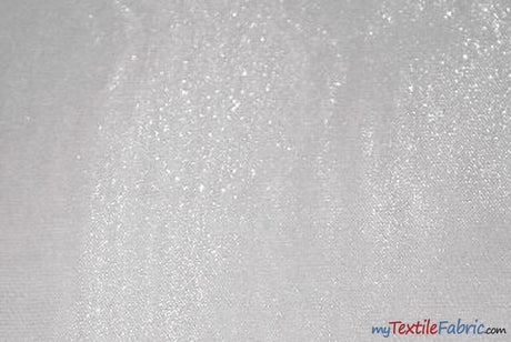 Crystal Organza Polyester Fabric - Sparkle Sheer, 58/60" Width, Yards & Bolts (1 Yard)