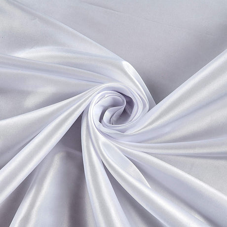 1 Yard Solid Taffeta Polyester Fabric Lustrous Sheen For Dresses Decor Gowns 60 Inch Width
