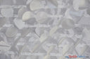 Petal Taffeta Polyester Fabric - Round Petal Texture, 57" Width, Multiple Colors (1 Yard)