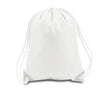 Drawstring Bag Fabric - White, 14" X 17" (1 Piece)