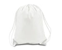Drawstring Bag Fabric - White, 14" X 17" (1 Piece)