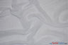 IFR Crush Sheer Voile Polyester Fabric - White, Ivory, Champagne, 108" Width (1 Yard)
