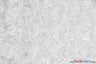 Rosette Satin Polyester Fabric - 3D Satin Floral Embroidery, 52/54" Width (Yards, Bolts, Sample Swatch)