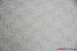 Giselle Floral Lace Polyester Spandex Fabric - Sheer Vintage Stretch Lace, 58/60" Width, Multiple Colors (1 Yard)