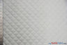 Quilted Polyester Batting Fabric - Diamond Quilted Padded Lining, 58/60" Width (1 Yard)