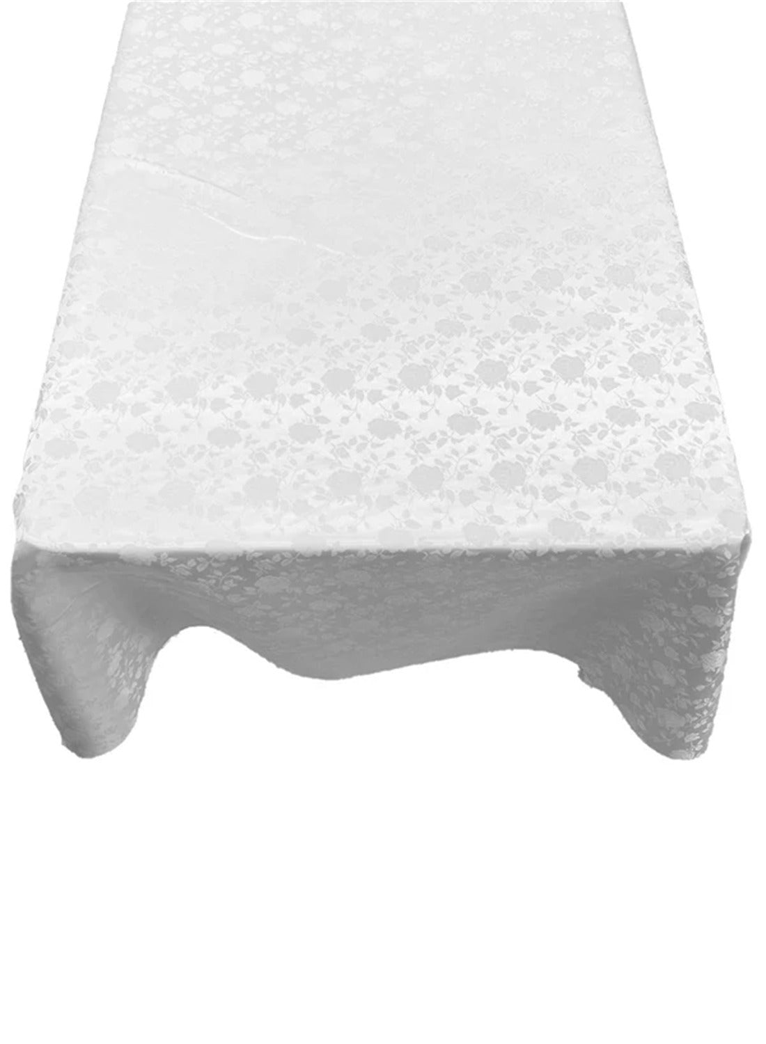 Roses Jacquard Satin Fabric - Rose Pattern, 60" X 108" (1 Piece)