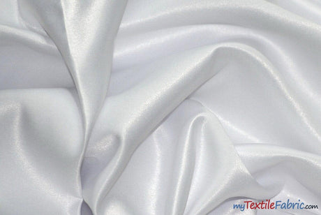 Stretch Matte Satin Peau De Soie Polyester Fabric - Solid, 58/60" Width (1 Yard)