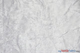 Silky Crush Satin Polyester Fabric - Crushed Charmeuse Satin, Multiple Colors, 54" Width (1 Yard)