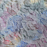 Passion Flower Foil Nylon Spandex Fabric - Multiple Colors, Floral Lace, 57/58" Width (1 Yard)