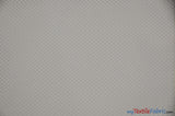 Italian Hard Net Polyester Fabric - Black And White Netting, 54" Width (1 Yard)