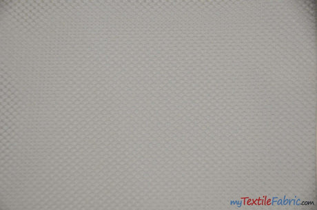Italian Hard Net Polyester Fabric - Black And White Netting, 54" Width (1 Yard)