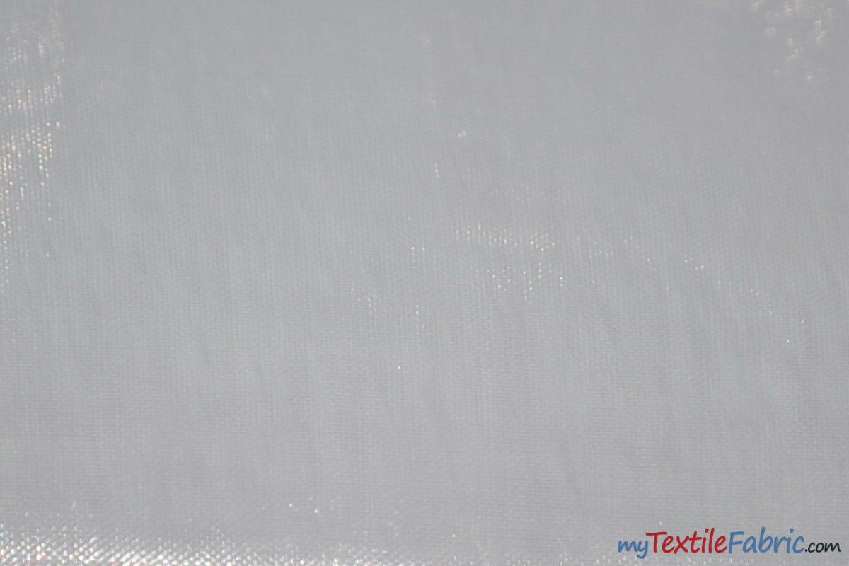 Mirror Organza Polyester Fabric - Sheer, Soft And Smooth, 58/60" Width (Continuous Yards & By Bolt)
