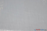Mirror Organza Polyester Fabric - Sheer, Soft And Smooth, 58/60" Width (Continuous Yards & By Bolt)
