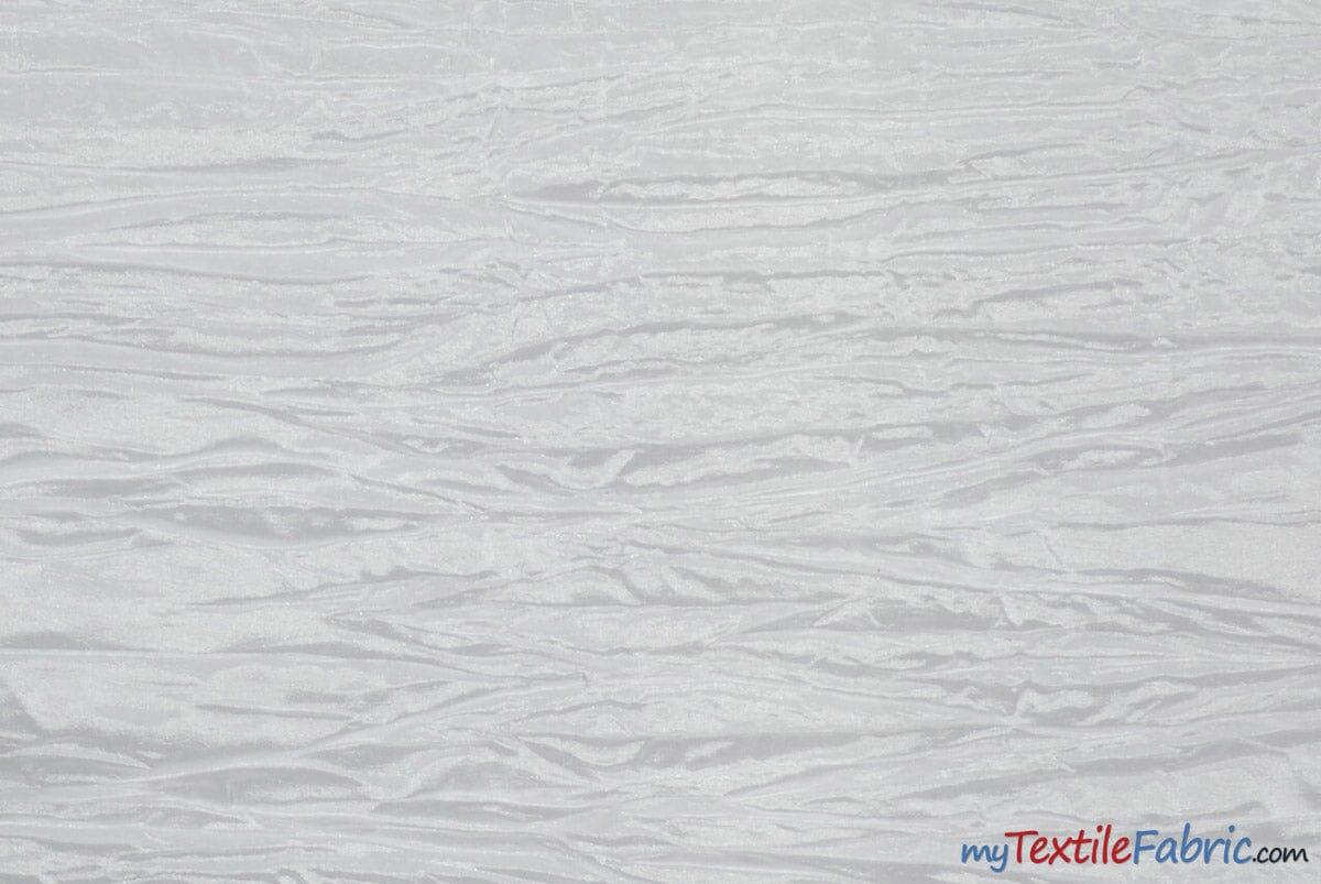 Crease Taffeta Crush Taffeta Polyester Fabric - Crushed Texture, 50/52" Width (Continuous Yards Or By Bolt)