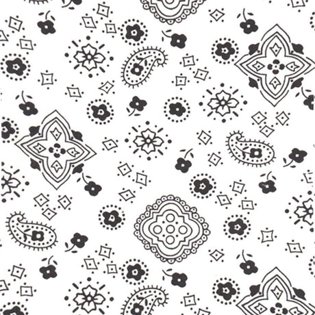 Poly Cotton Bandana Print Fabric