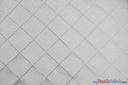 Taffeta Pintuck Fabric - 4" X 4" Diamond Pattern, 58" Width, Multiple Colors (1 Yard)
