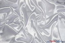 Silky Soft Medium Satin Polyester Fabric - Solid, 58/60" Width (70 Yard Bolt)