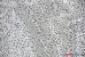 Spider Web Sequins Polyester Fabric - Metallic Web Sequins, Sheer, 54" Wide (1 Yard)