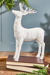 12-14" Resin Carved Deer
