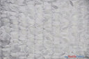 Leaf Taffeta Polyester Fabric - Leaf Applique, Solid, 57" Width (1 Yard)