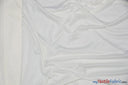 Interlock 70 Denier Polyester Fabric - Solid White, Ivory, Black, 58/60" Width (1 Yard)
