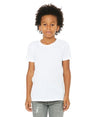 Bella Canvas 3001Y 100 Percent Cotton Fabric - White, Youth Short Sleeve, 4.2 Oz (1 Piece)