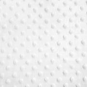 White Minky Dimple Dot Fabric