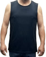 Lucky Polyester Tank Top Polyester Fabric - Black, Sleeveless, Scoop Neck (1 Piece)