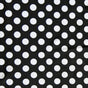 Swim Knit White Dime Polka Dots on Black