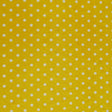 Swim Knit Nylon Spandex White Eraser Polka Dots on Goldenrod