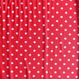 Swim Knit Pink Eraser Polka Dots on Red