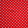 Nylon Lycra Swim Knit White Eraser Polka Dots on Red