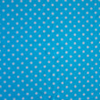 Swim Knit Nylon Lycra White Eraser Polka Dots Turquoise Blue