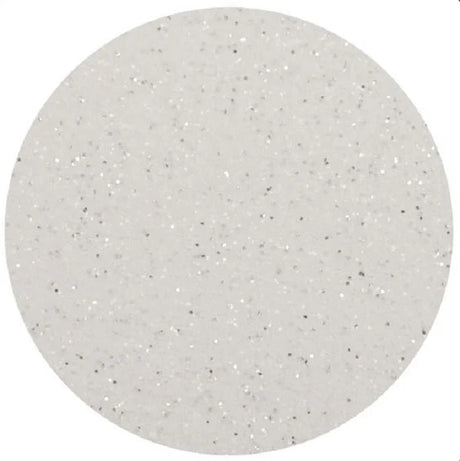 Glitter Vinyl Heat Transfer Vinyl - White Flakes, 20" H X 12" W (1 Foot)