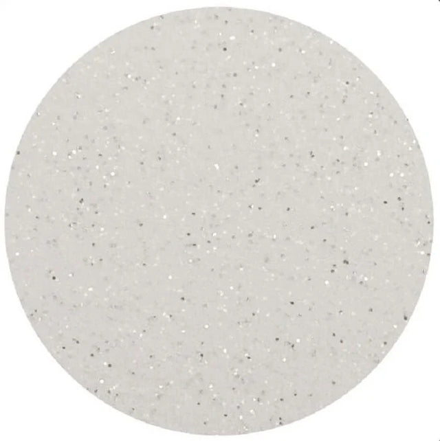Glitter Vinyl Heat Transfer Vinyl - White Flakes, 20" H X 12" W (1 Foot)