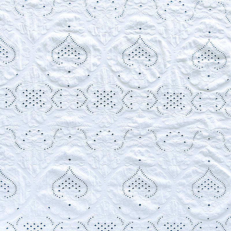 Swim Knit White Lace Look Nylon Spandex 31" Remnant