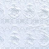 Swim Knit White Lace Look Nylon Spandex 31" Remnant
