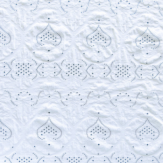Swim Knit White Lace Look Nylon Spandex 31" Remnant