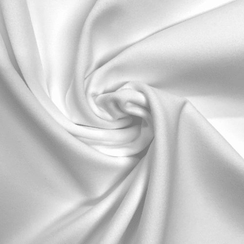 Athletic Jersey Knit Fabric Olympus White Poly Spandex